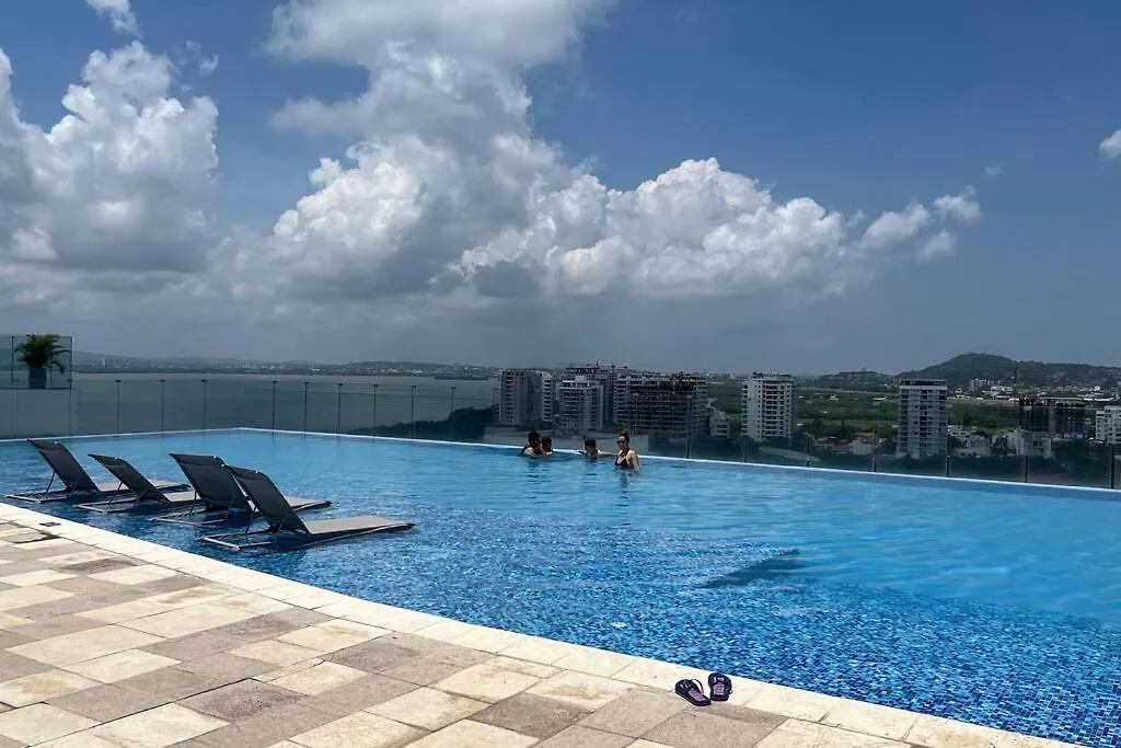 Penthouse Con Hermosa Vista Al Mar Appartement Cartagena