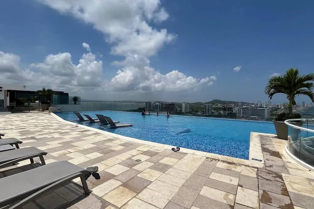 Penthouse Con Hermosa Vista Al Mar Appartement Cartagena Colombia